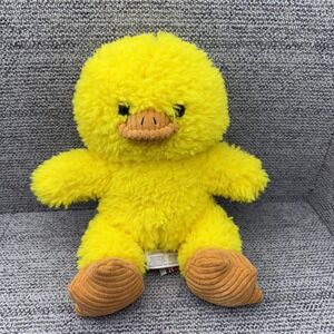 Fiesta 9.5" Sitting Scruffy Yellow Duck Plush Stuffed Animal Easter Orange Bill
